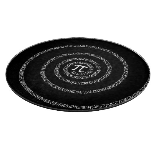 Planche À Découper Spirale pour Pi en style noir (Coin)