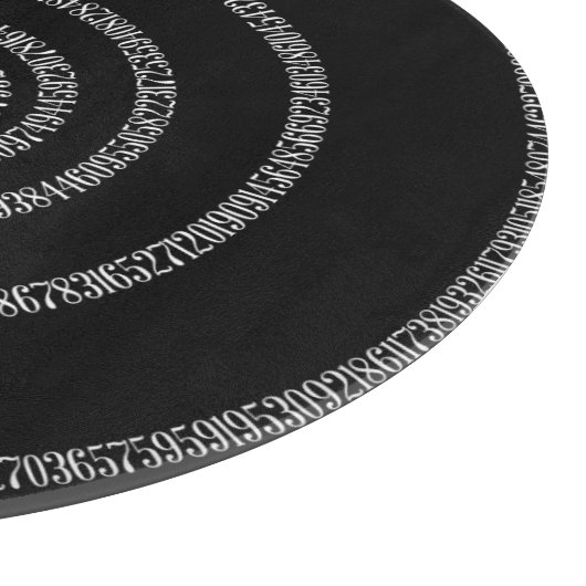 Planche À Découper Spirale pour Pi en style noir (Coin)