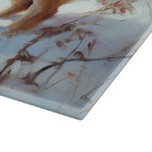 Planche À Découper Spitz Finlandais Laisser Neige Noël (Coin)