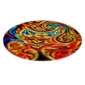 Planche À Découper Splashes de couleurs Abstraits (Coin)