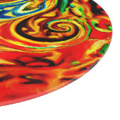 Planche À Découper Splashes de couleurs Abstraits (Coin)