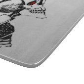 Planche À Découper Squelette des yeux rouges (Coin)