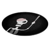 Planche À Découper Squelette d'Halloween avec épée (Coin)