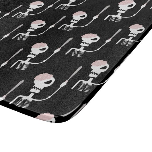 Planche À Découper Squelette d'Halloween avec épée (Coin)