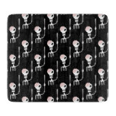 Planche À Découper Squelette d'Halloween avec épée (Devant)