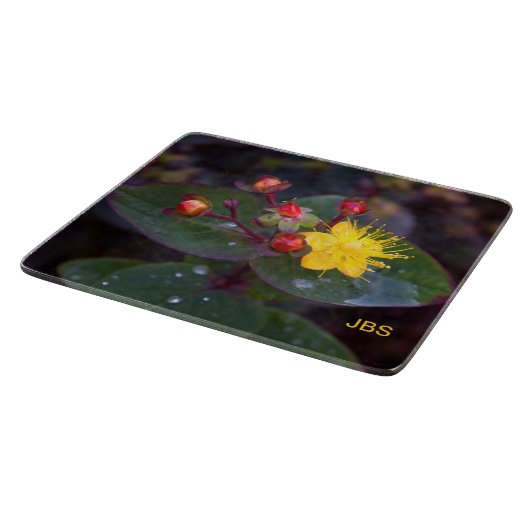 Planche À Découper St. John's Wort Fleur Jaune Personnalisée (Coin)