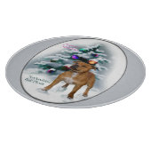 Planche À Découper Staffordshire Bull Terrier Noël (Coin)