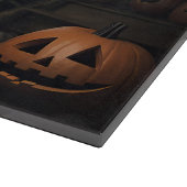 Planche À Découper Staffordshire Terrier Citrouilles Halloween effray (Coin)