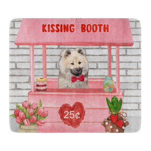 Planche À Découper Stand de baisers de la Saint-Valentin pour chien E
