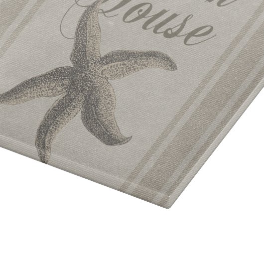 Planche À Découper Starfish Beach House Plage Côté Côte (Coin)