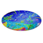 Planche À Découper "Starlit Jungle" Belle Peinture. Commandez dès mai (Coin)