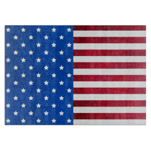 Planche À Découper Stars And Stripes-Drapeau Américain par Shirley Ta