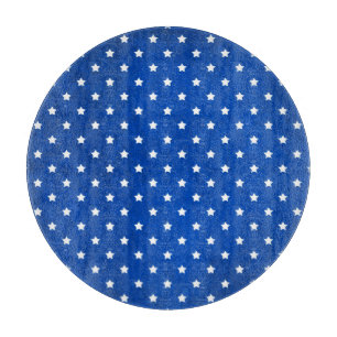 Planche À Découper Stars on Digital Fabric Texture par Shirley Taylor