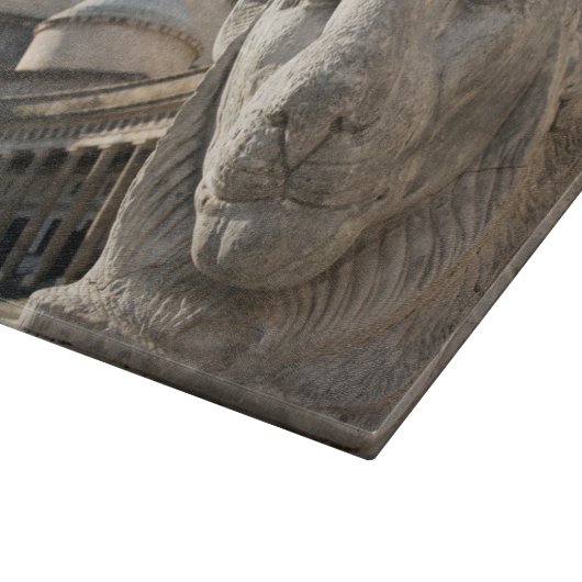 Planche À Découper statue de lion devant San Francesco di Paola (Coin)