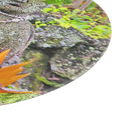 PLANCHE À DÉCOUPER STATUT HAWAIIAN/STONE WITH FLOWERS/ALOHA (Coin)