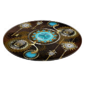 Planche À Découper Steampunk Rusty Background (Coin)