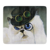 Planche À Découper Steampunk Siamese Persian Chat (Devant)