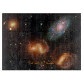 Planche À Découper Stephans Quintet espace profond étoile galaxie clu (Devant)