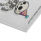 Planche À Découper "Sticker crânien jouant" (Coin)