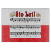 Planche À Découper Sto Lat ! Chanson Avec Beer Mugs (Devant)