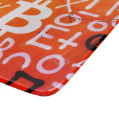 Planche À Découper Street Art "Bitcoin Graffiti" (Style #7) (Coin)
