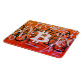 Planche À Découper Street Art "Bitcoin Graffiti" (Style #9) (Coin)