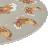 Planche À Découper Strutting Brown Hens (Coin)