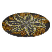 Planche À Découper Style Batik Floral Abstrait africain (Coin)