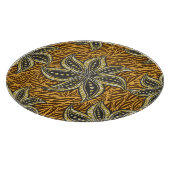 Planche À Découper Style Batik Floral Abstrait africain (Coin)