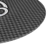 Planche À Découper Style Chrome Cancer Panneau Zodiaque Fibre de carb (Coin)