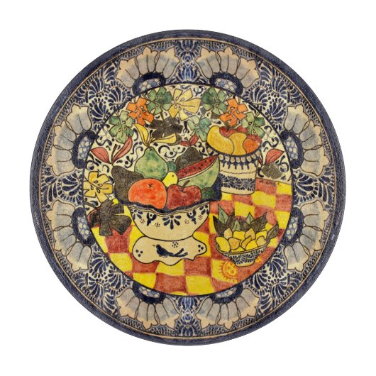 Planche À Découper Style de Talavera de Mexicain (Devant)