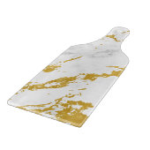 Planche À Découper Style élégant en marbre6 - Or et blanc (Coin)