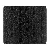 Planche À Découper Style en pierre noir moderne - l'espace (Devant)