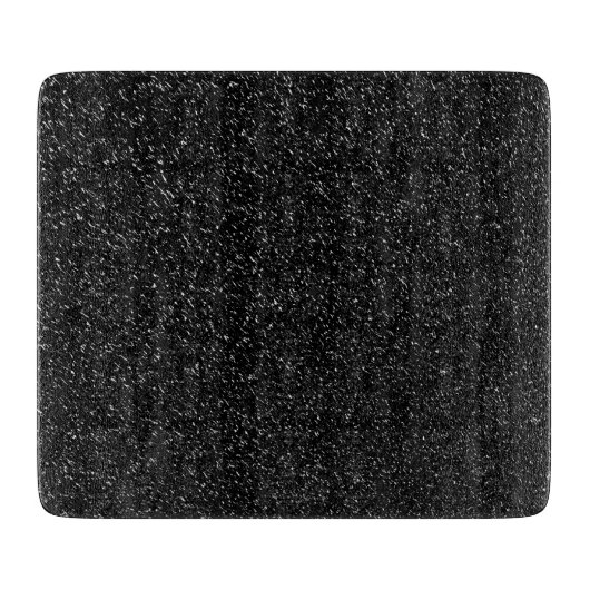 Planche À Découper Style en pierre noir moderne - l'espace (Devant)