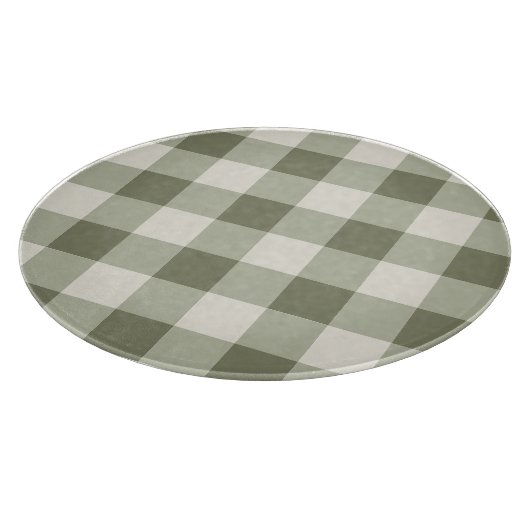 Planche À Découper Style En vichy Agritourisme Vert classique (Coin)