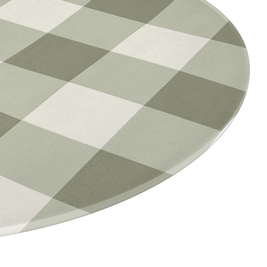 Planche À Découper Style En vichy Agritourisme Vert classique (Coin)