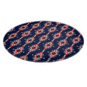 Planche À Découper Style ethnique, motif sans couture géométrique. (Coin)