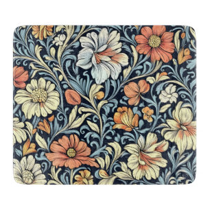 Planche À Découper style floral William Morris à motif d'acanthe