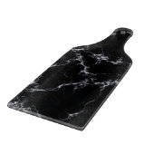 Planche À Découper Style marbre élégant4 - Noir et blanc (Coin)