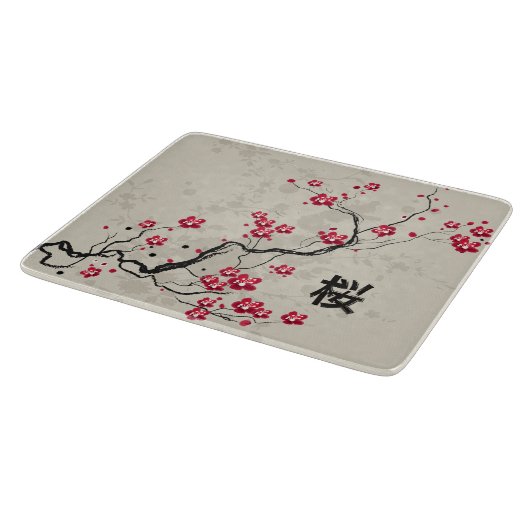 Planche À Découper Style oriental Sakura Cherry Blossom Art (Coin)