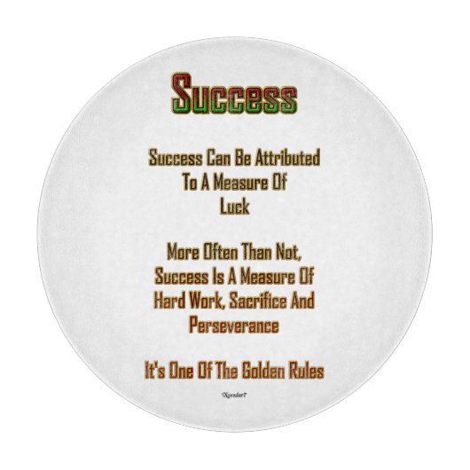 Planche À Découper Succès (Devant)