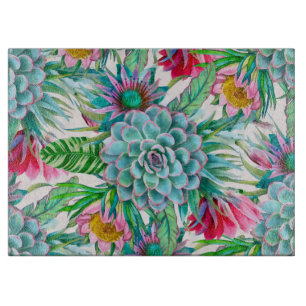 Planche À Découper Succulent jardin tropical