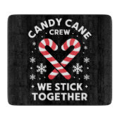 Planche À Découper Sucre de canne de Noël Coeur Nous Sticks Ensemble (Devant)