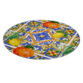Planche À Découper Summer , Sicilian tiles ,citrus,oranges,majolica   (Coin)
