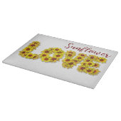 Planche À Découper Sunflower Love Cutting Board (Coin)