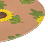 Planche À Découper Sunflower Pattern Design – Cute Floral Aesthetic (Coin)