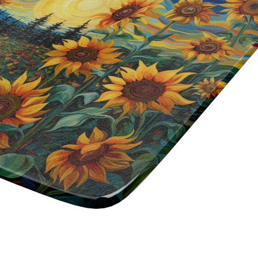 Planche À Découper Sunflowers (Coin)