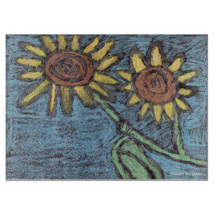 Planche À Découper Sunflowers Forever - Art pour enfants pour CHOC