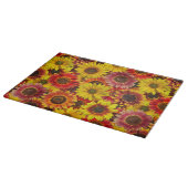 Planche À Découper Sunflowers Motif sans couture (Coin)