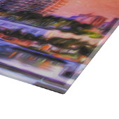 Planche À Découper Sunrise de Miami Skyline (Coin)